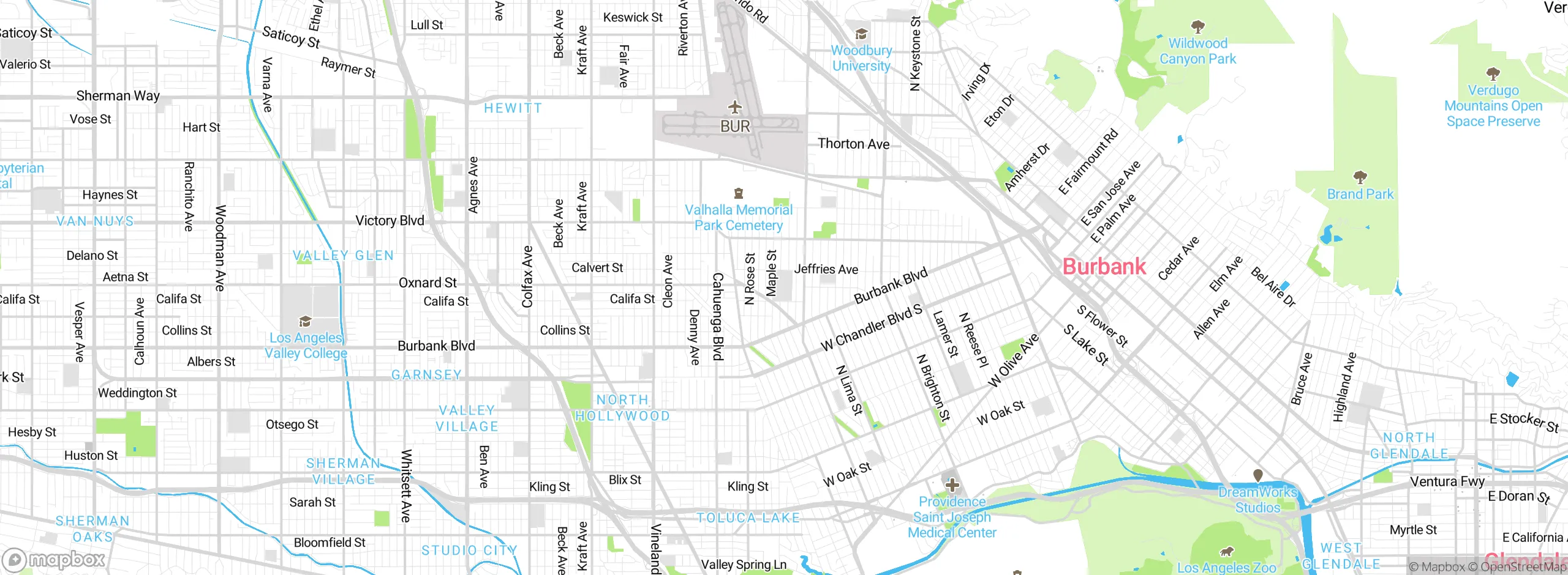 Map showing approximate location