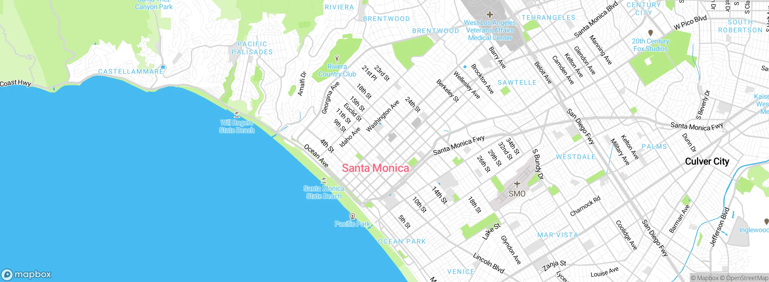 Map showing approximate location