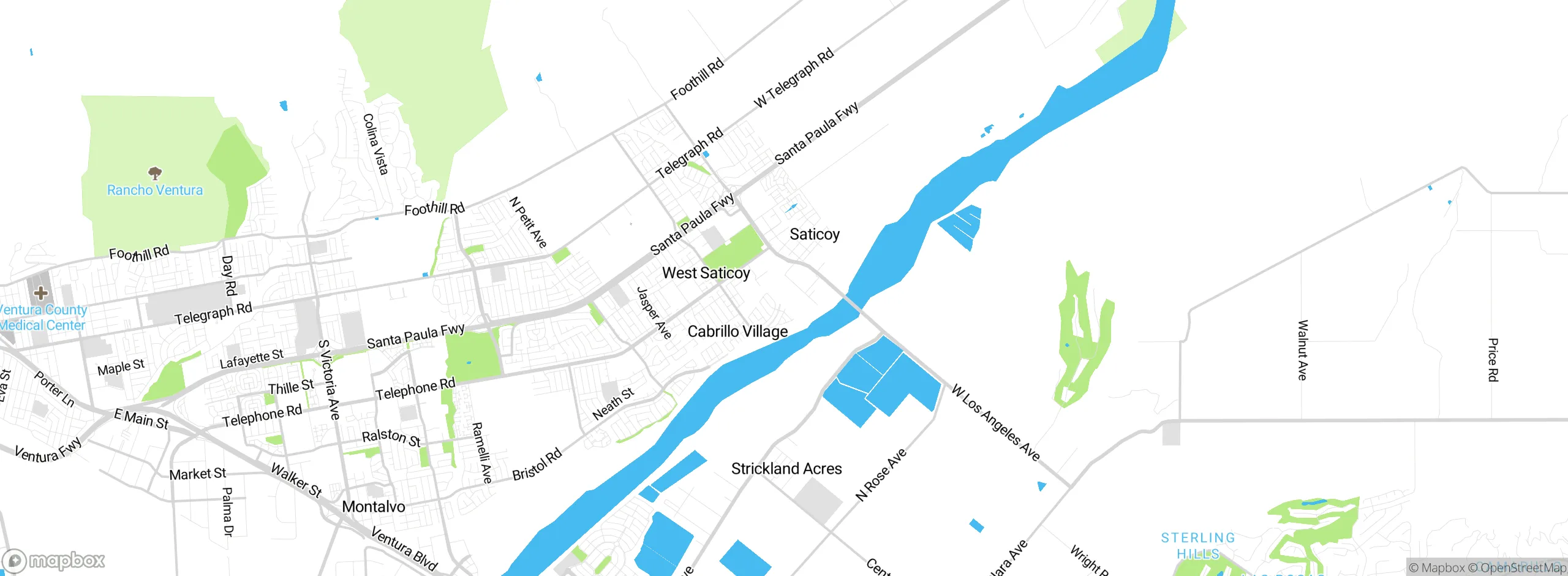 Map showing approximate location