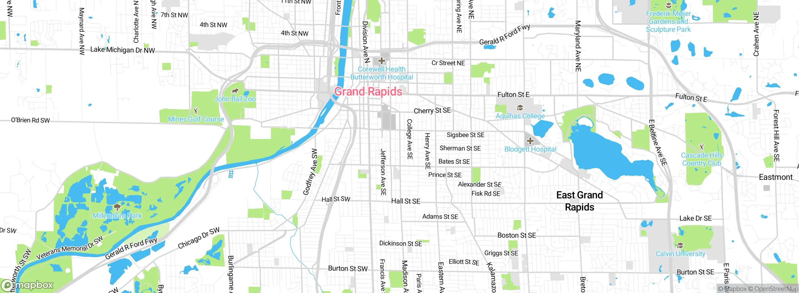 Map showing approximate location