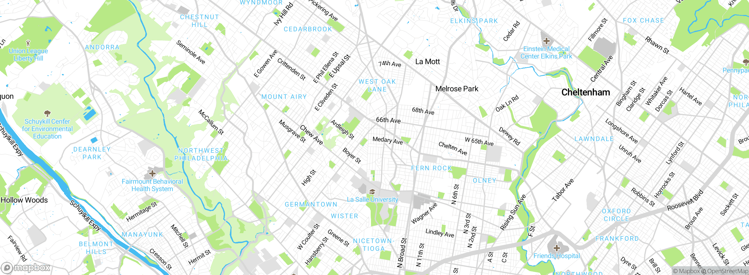 Map showing approximate location
