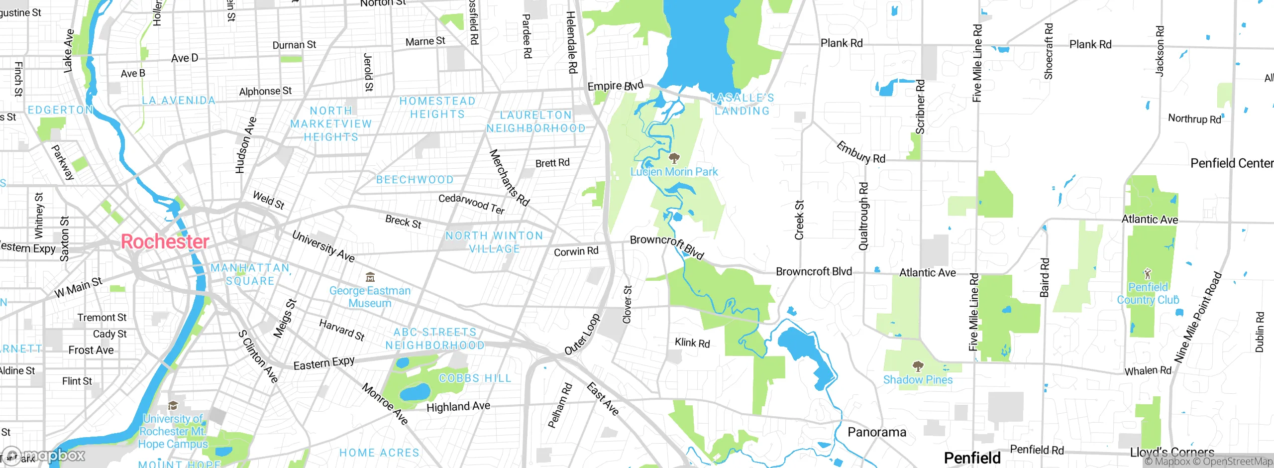 Map showing approximate location