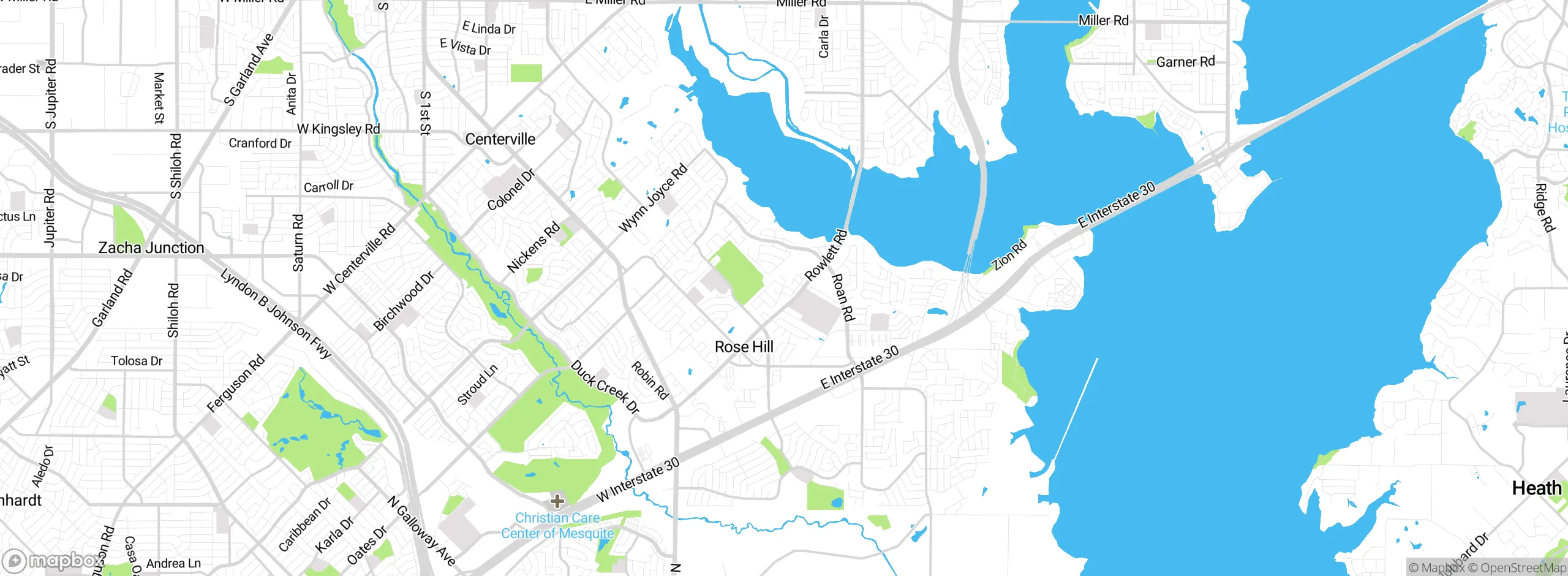 Map showing approximate location