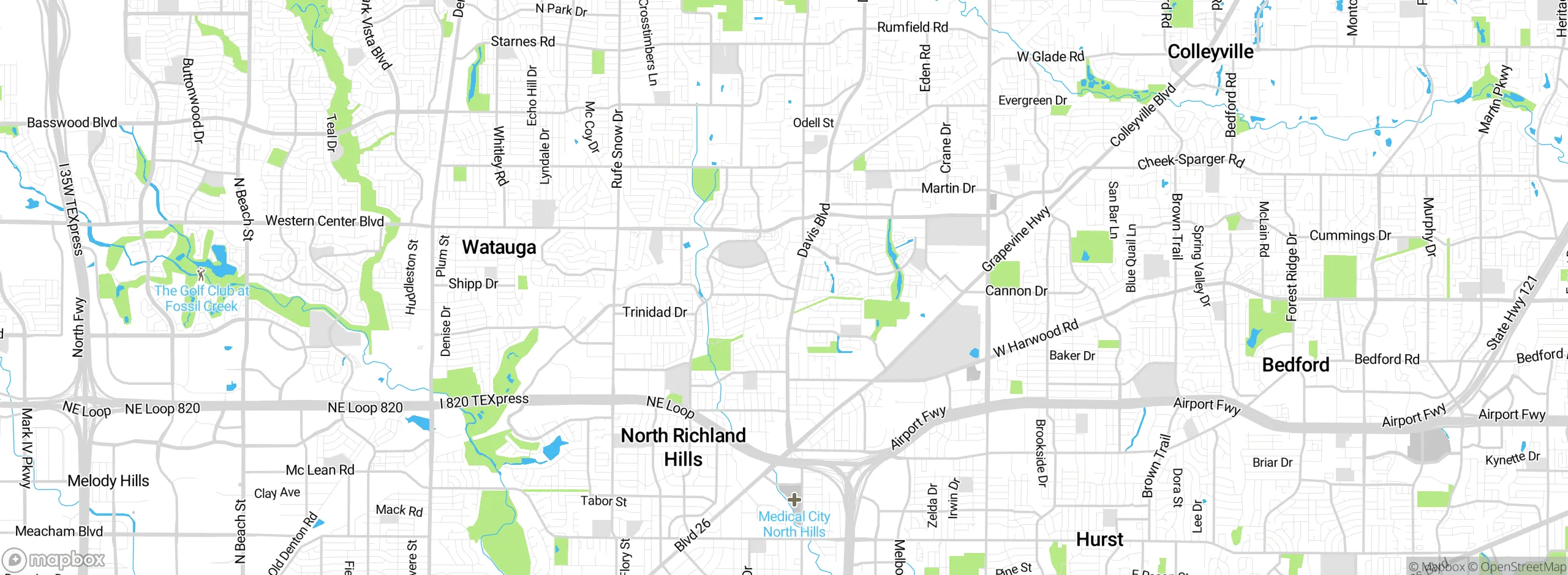 Map showing approximate location