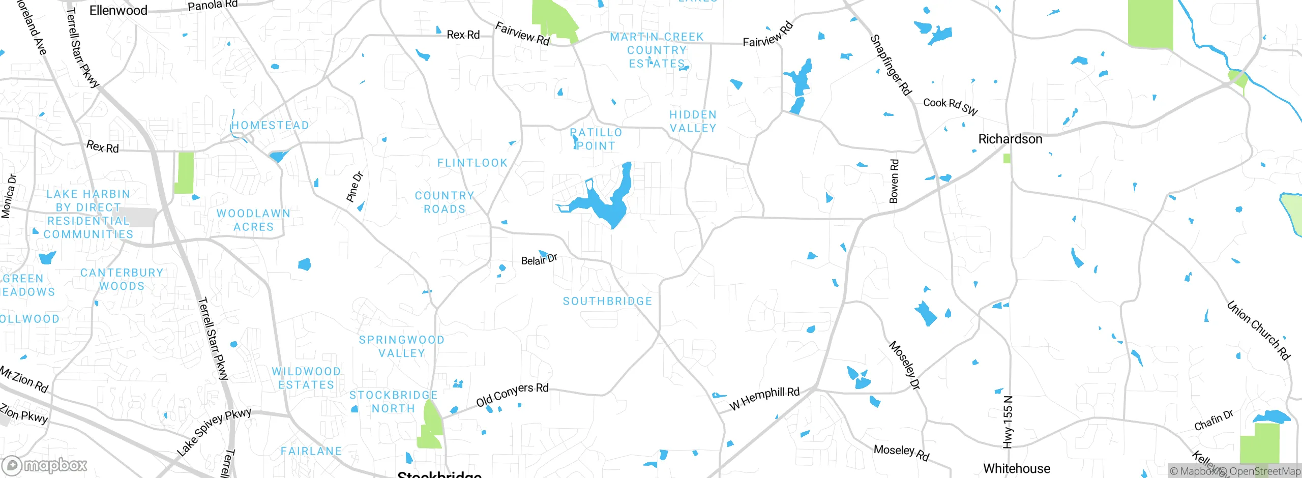 Map showing approximate location