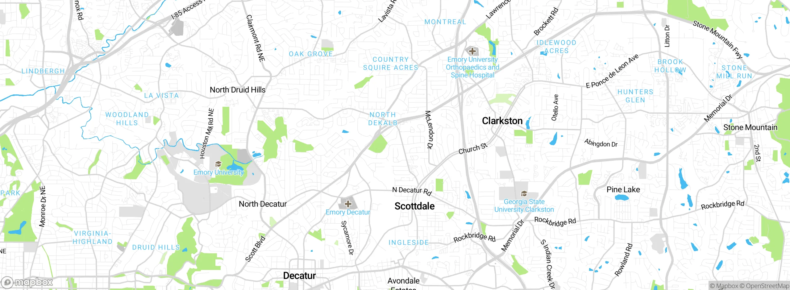Map showing approximate location