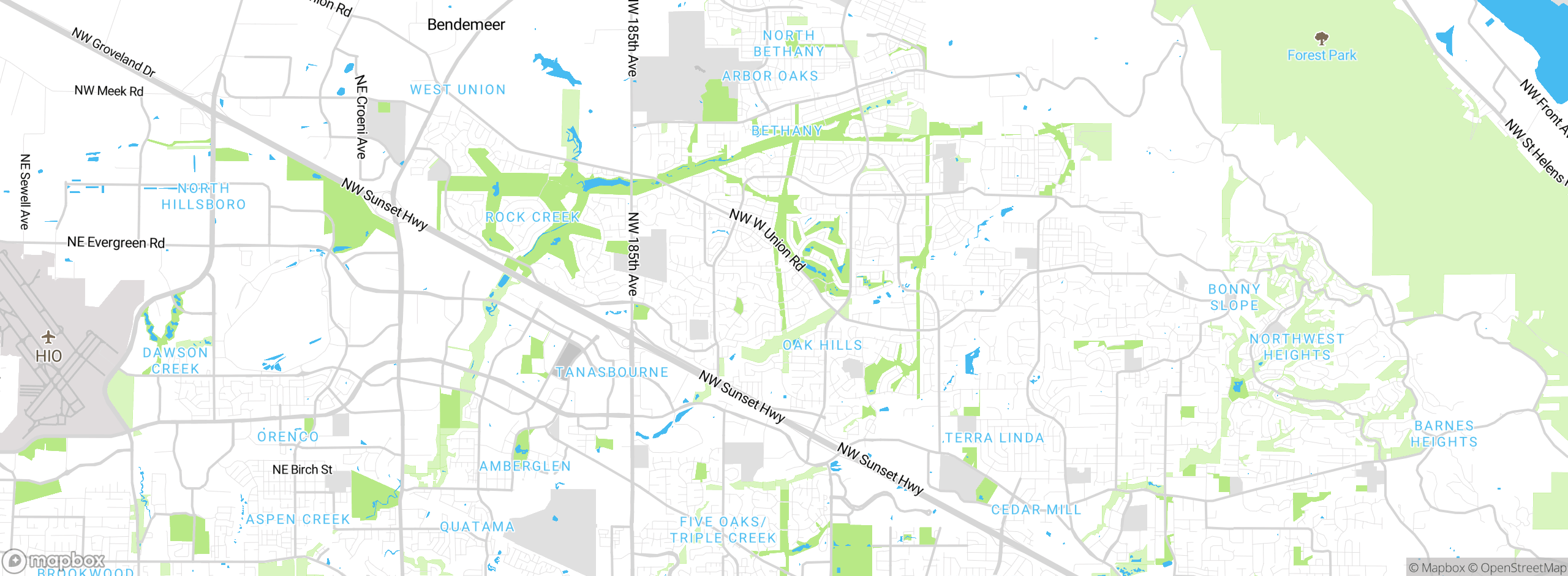 Map showing approximate location