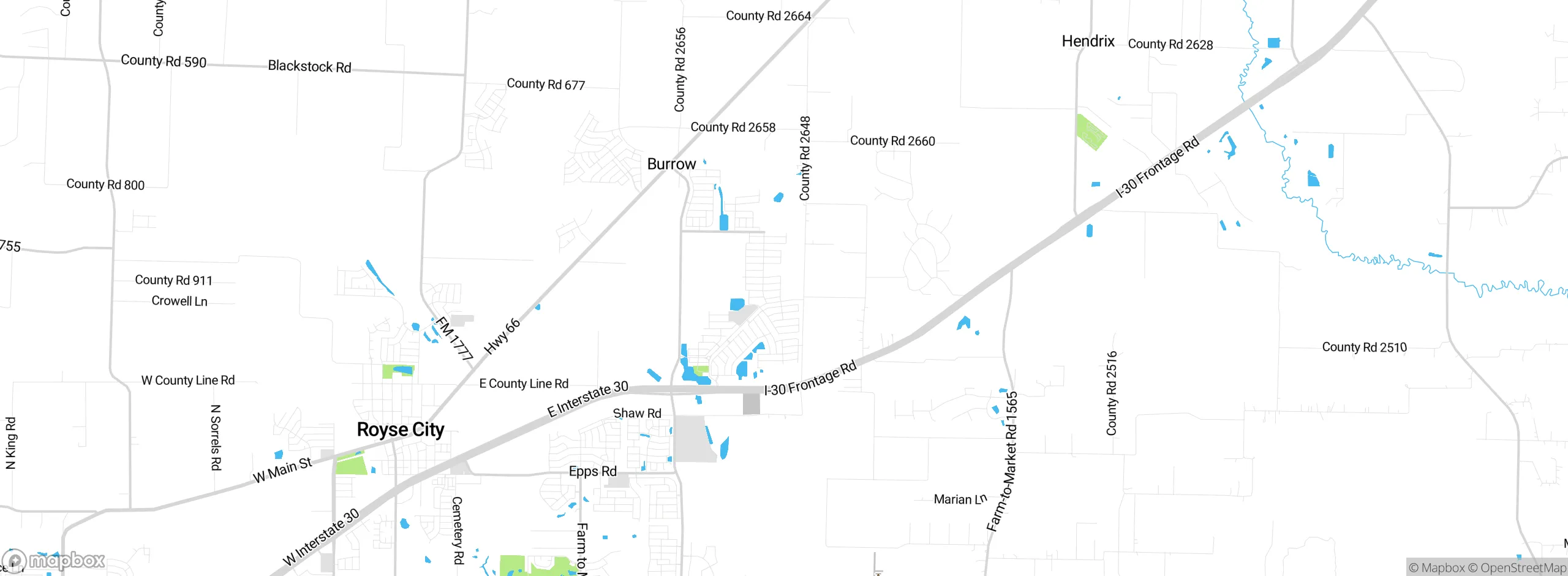 Map showing approximate location