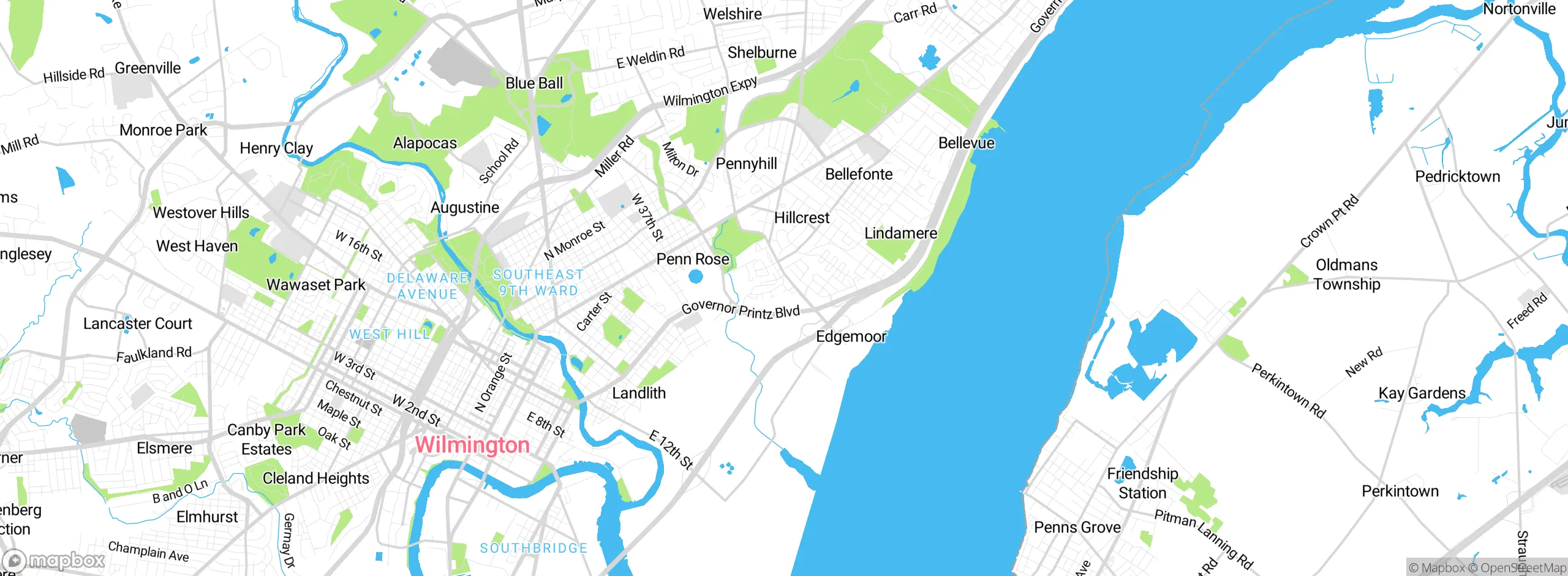 Map showing approximate location