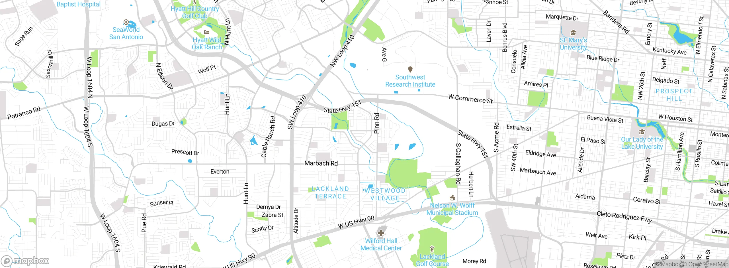 Map showing approximate location