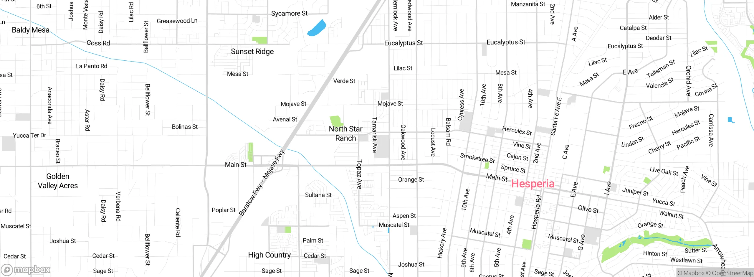 Map showing approximate location