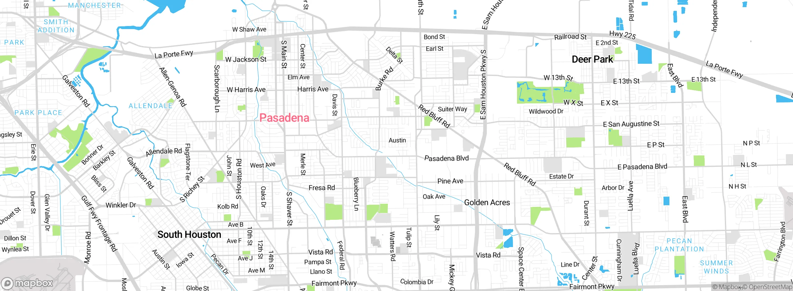 Map showing approximate location