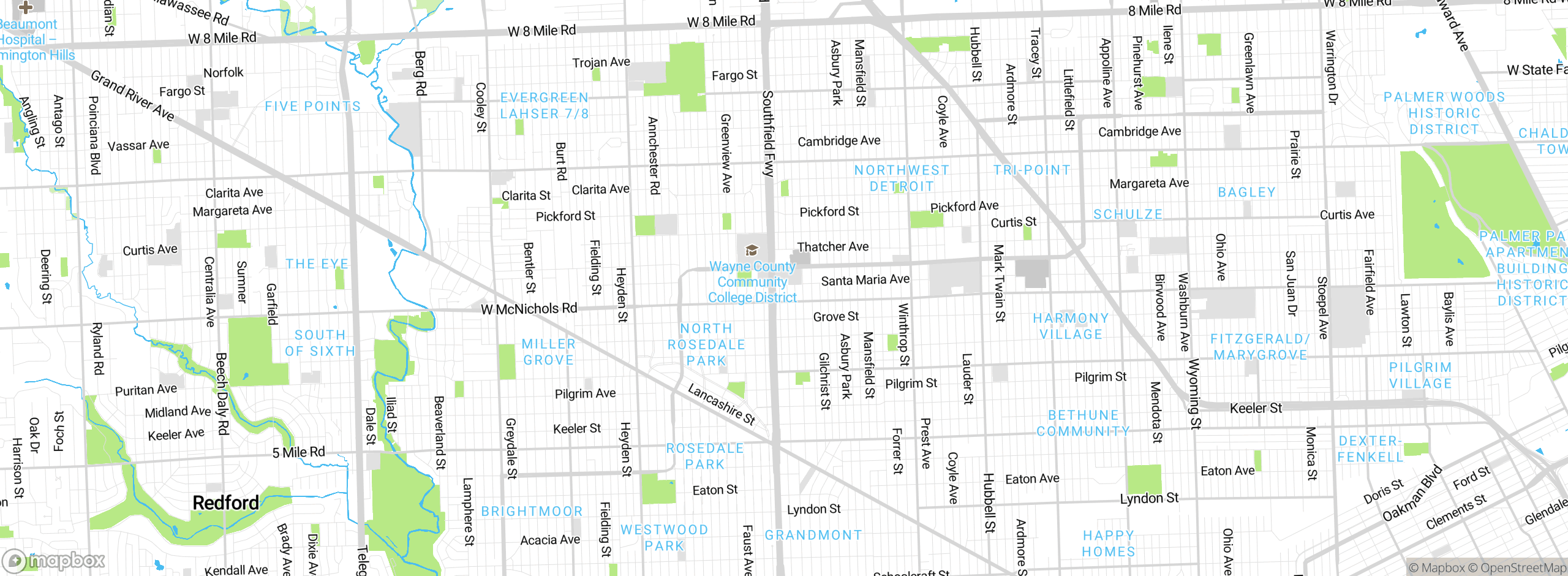 Map showing approximate location