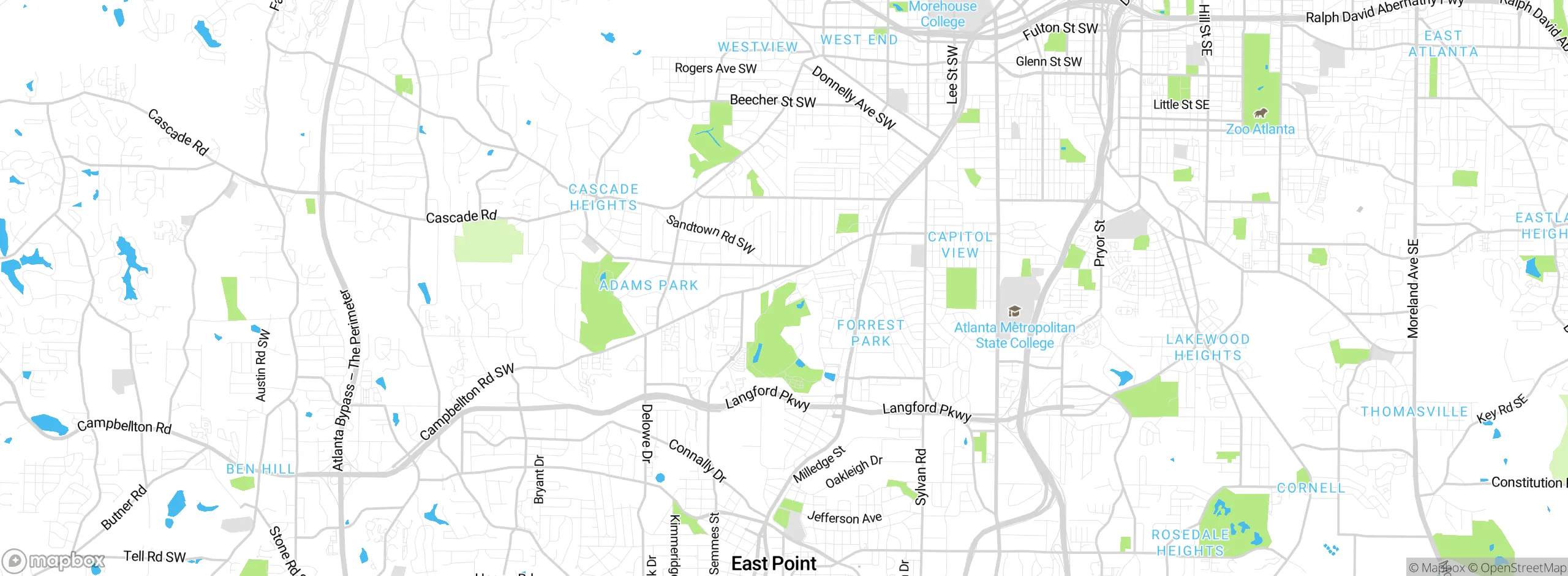 Map showing approximate location
