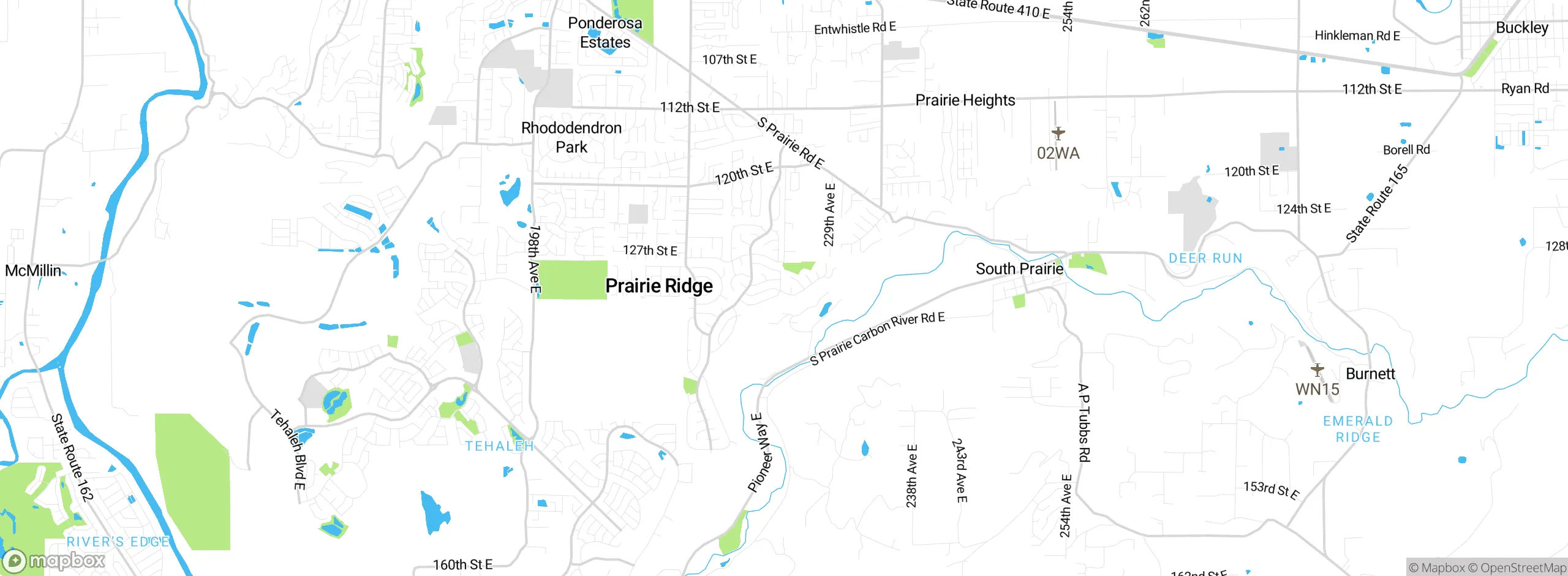 Map showing approximate location