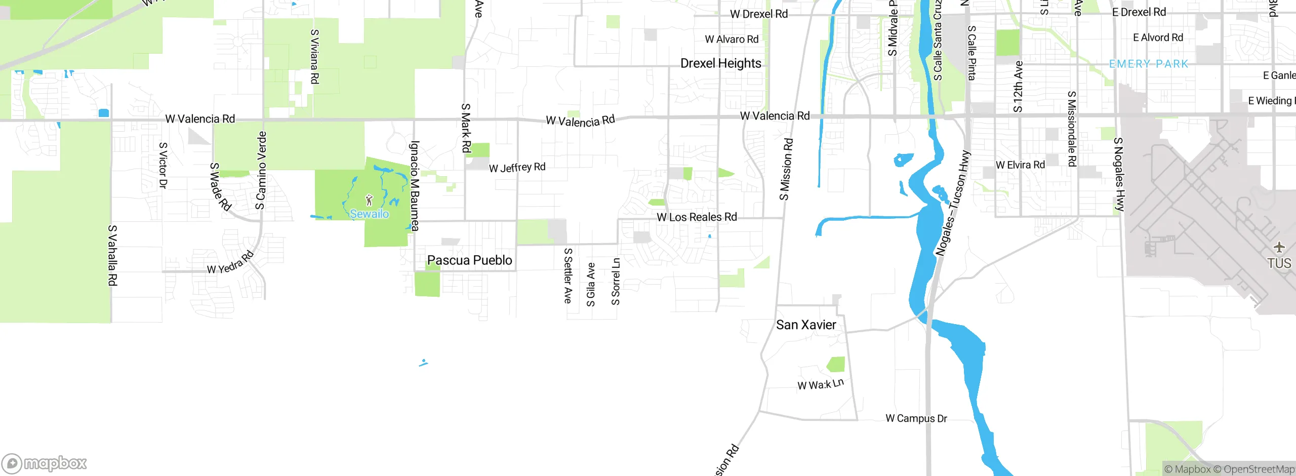 Map showing approximate location