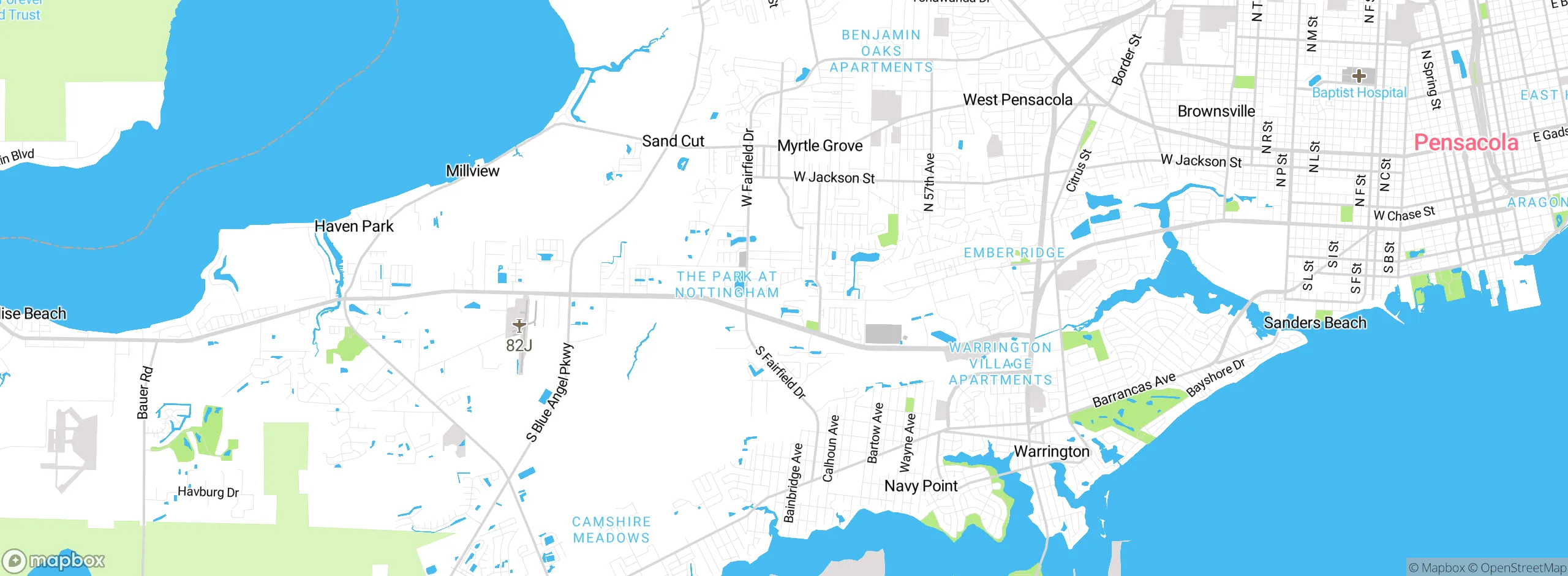 Map showing approximate location