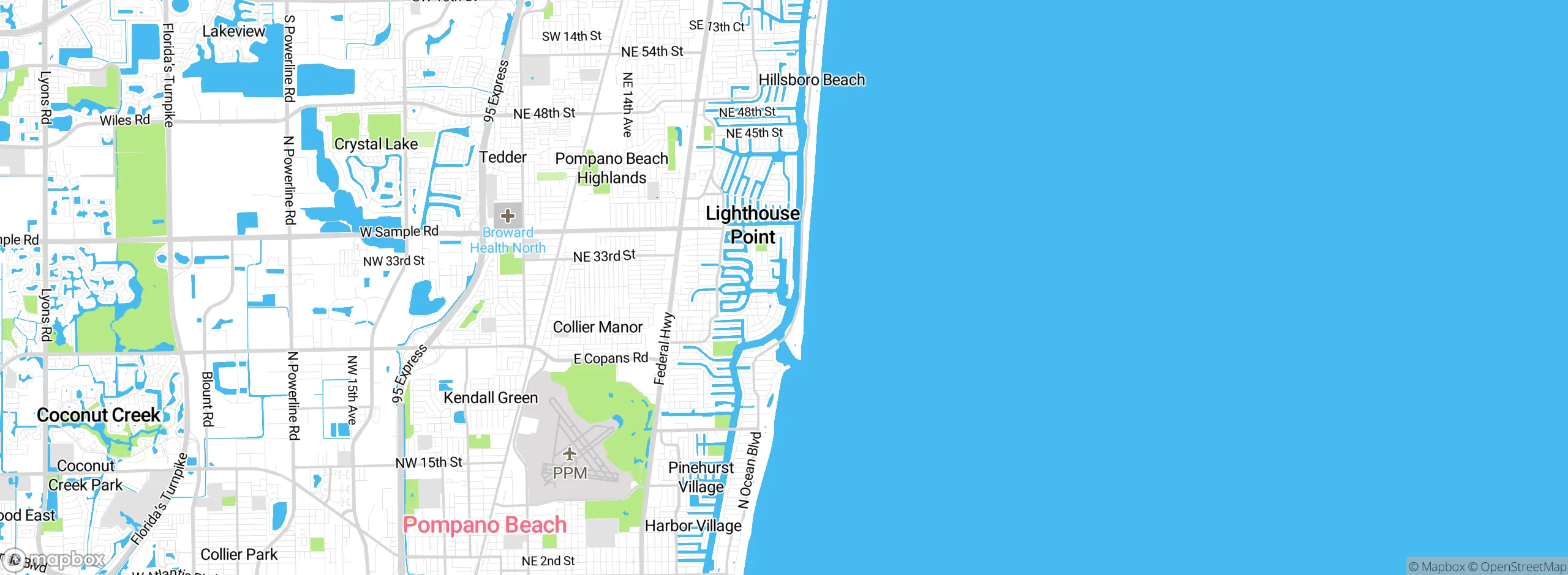 Map showing approximate location