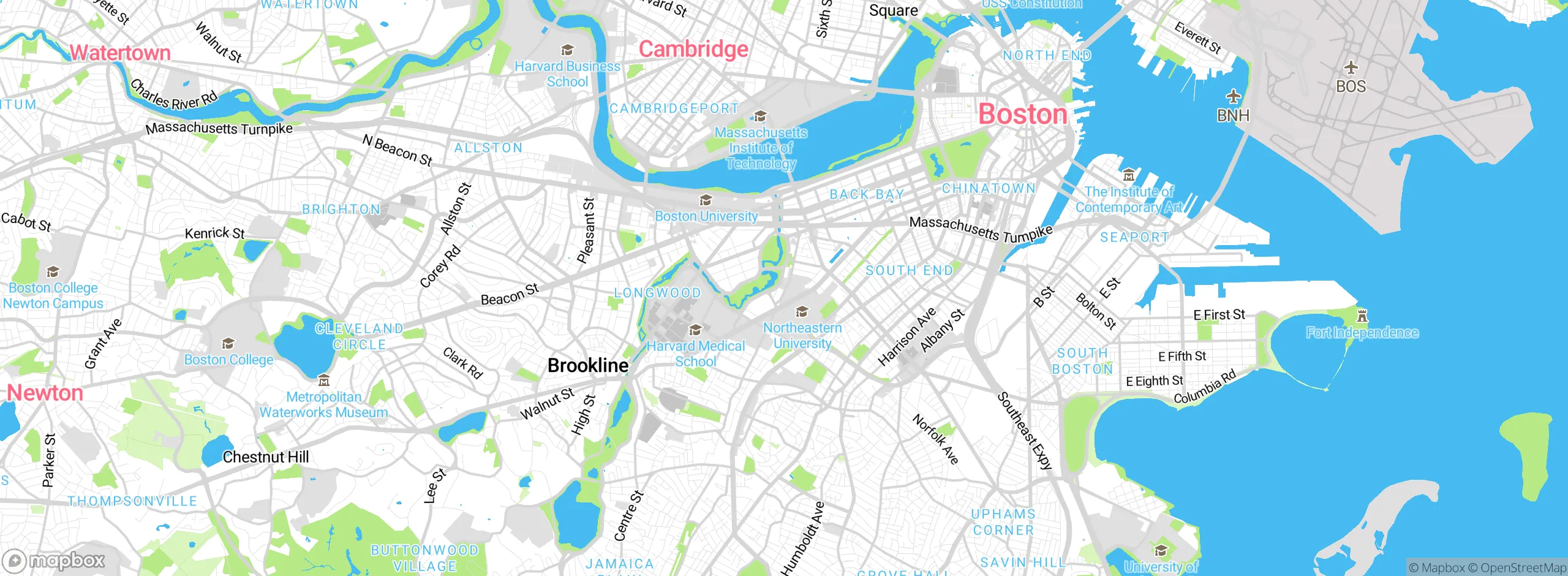 Map showing approximate location