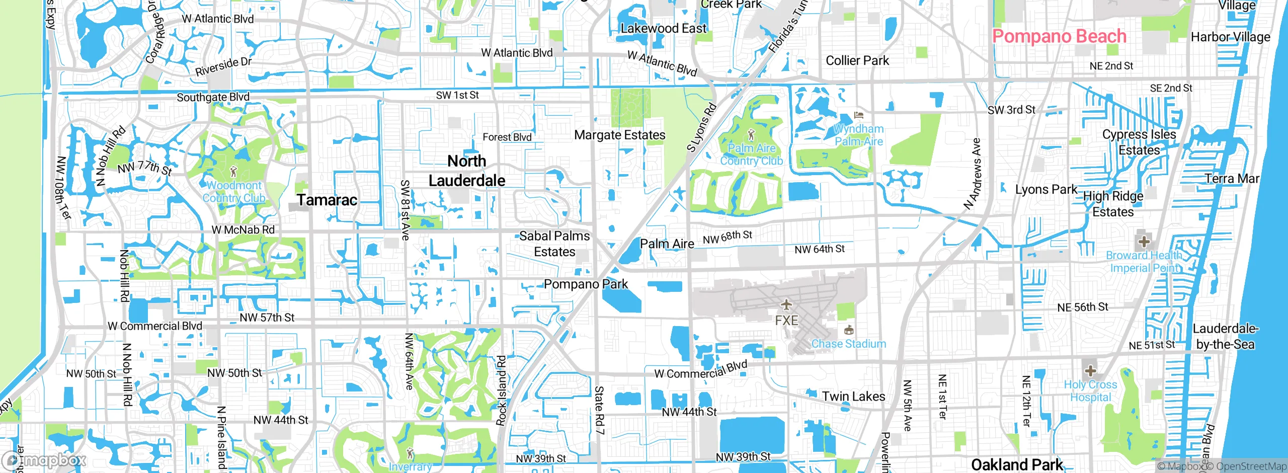 Map showing approximate location