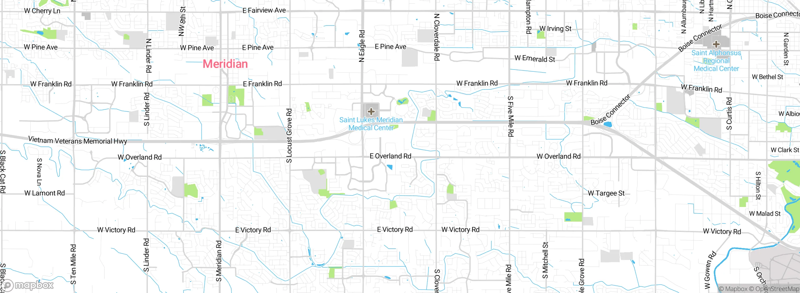 Map showing approximate location