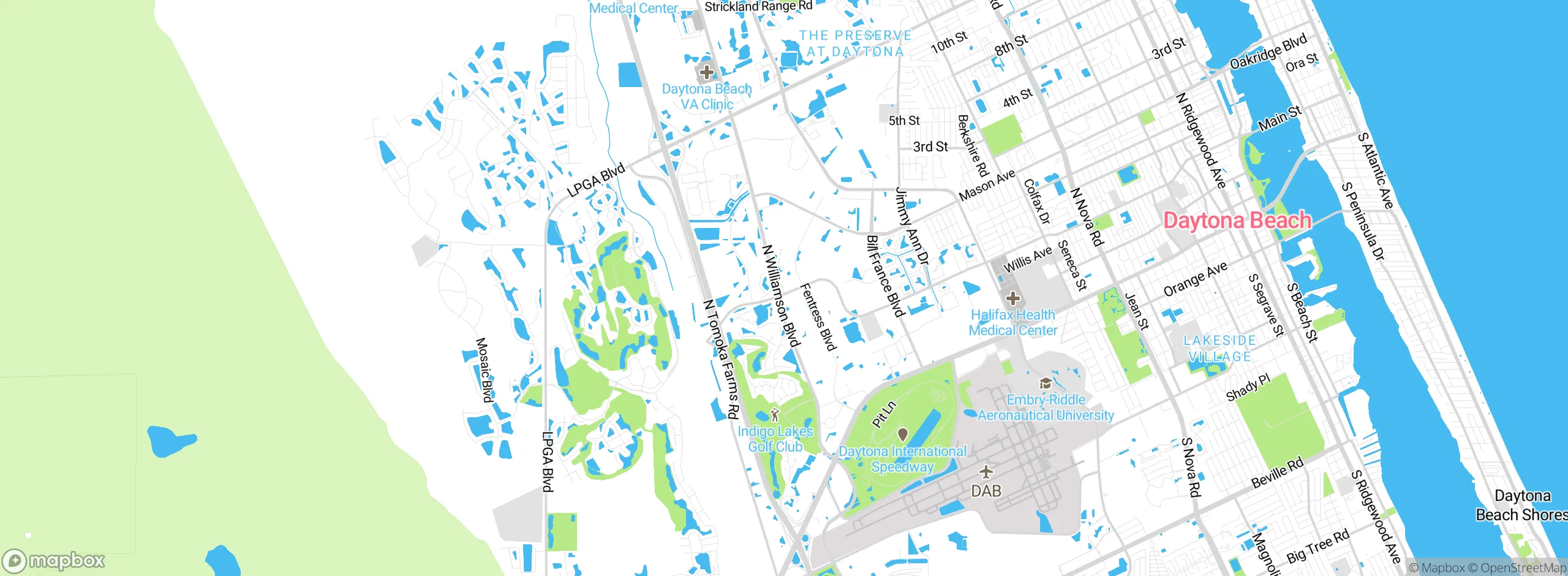 Map showing approximate location