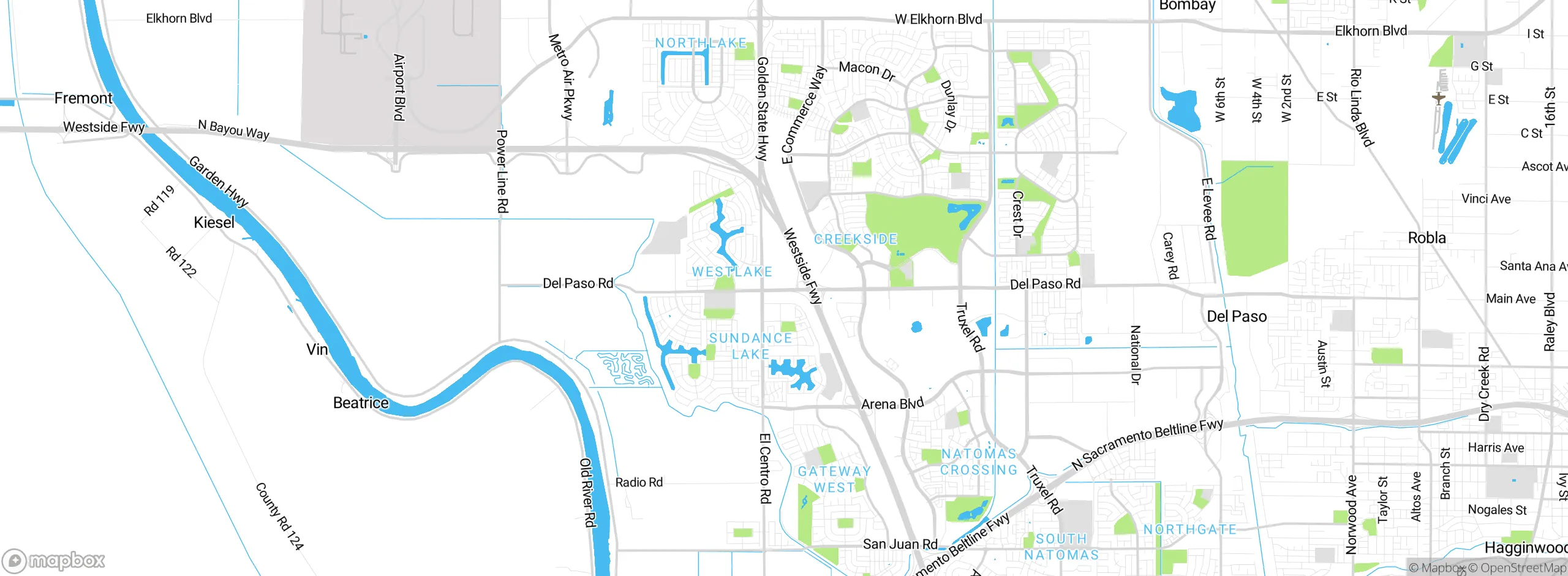 Map showing approximate location
