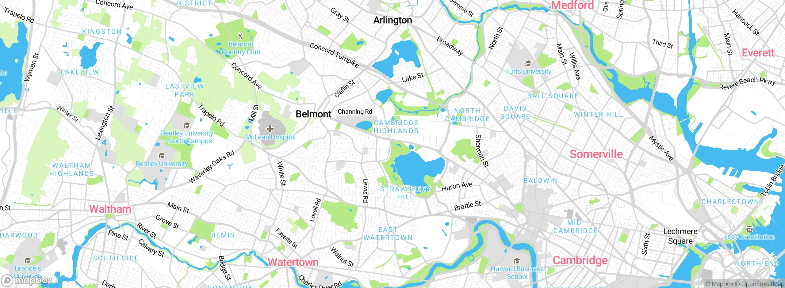 Map showing approximate location