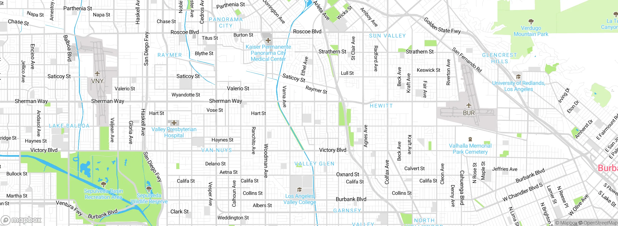 Map showing approximate location