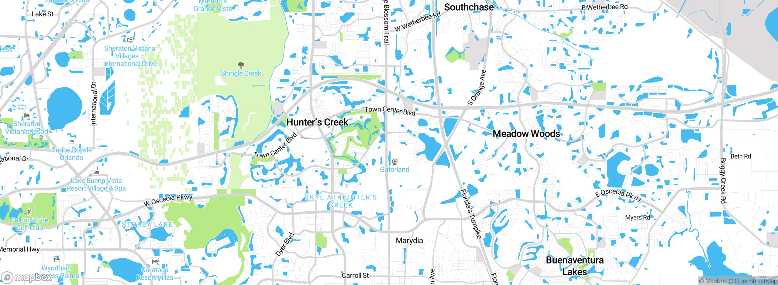 Map showing approximate location