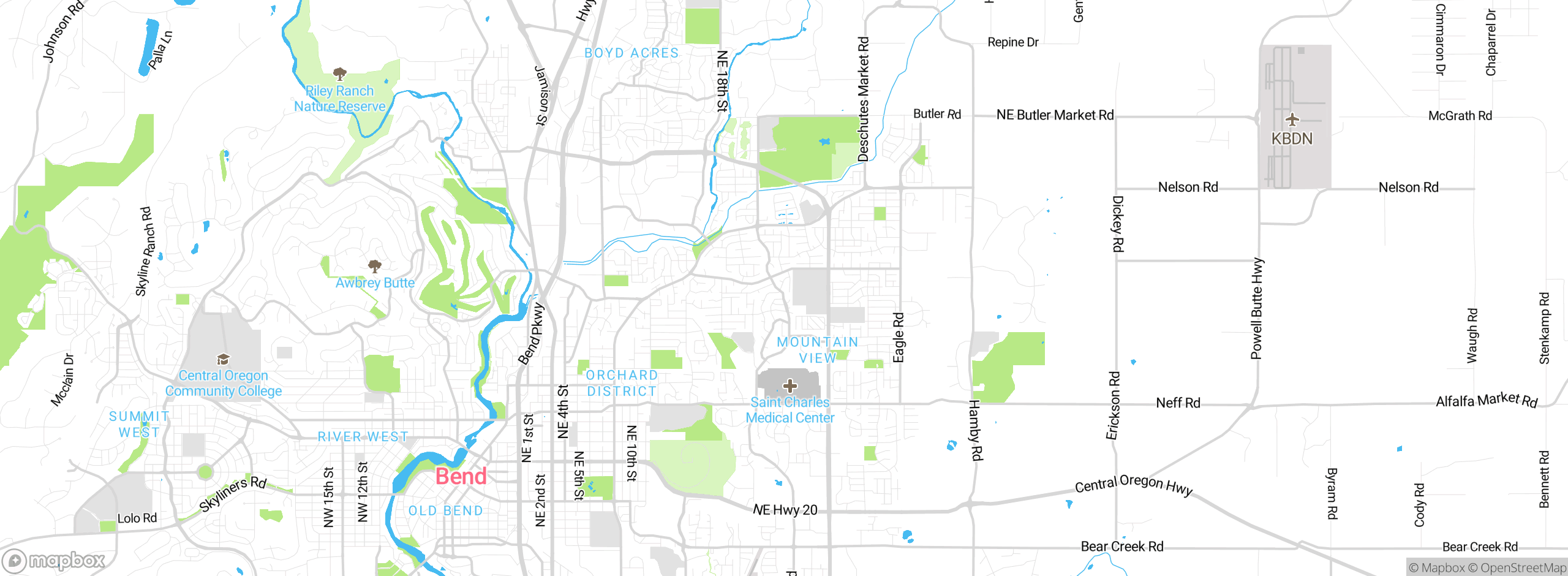 Map showing approximate location