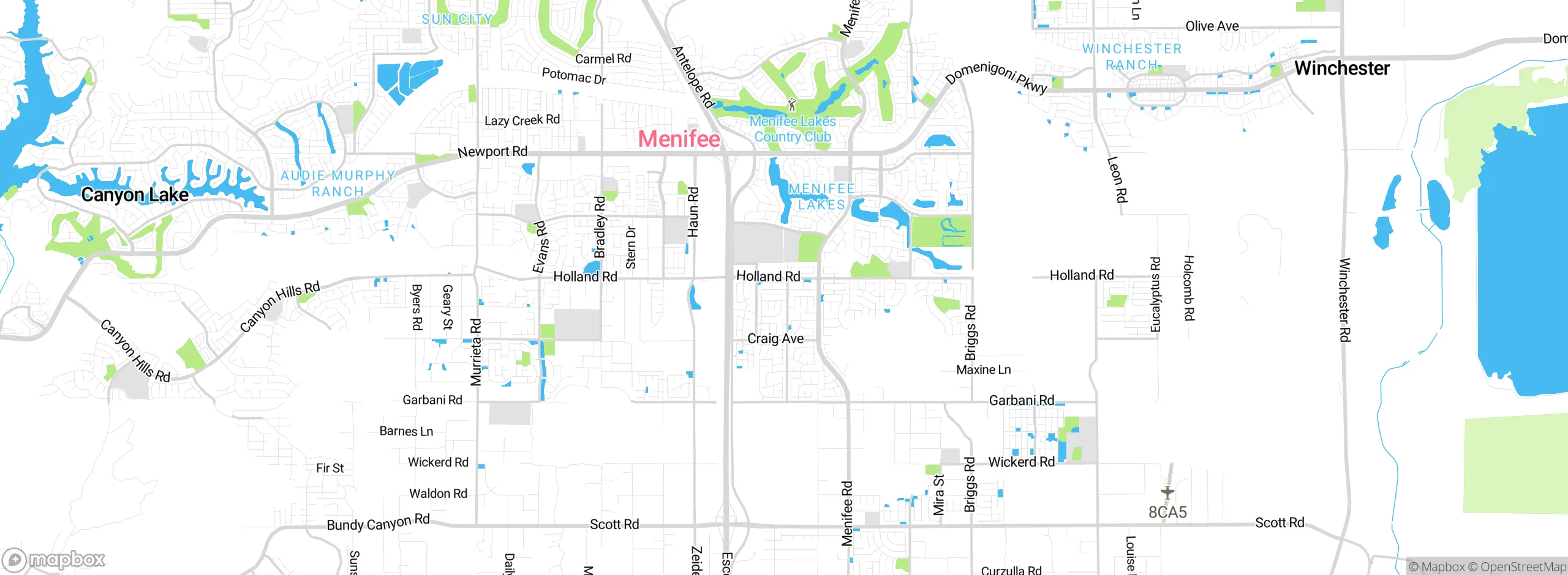 Map showing approximate location