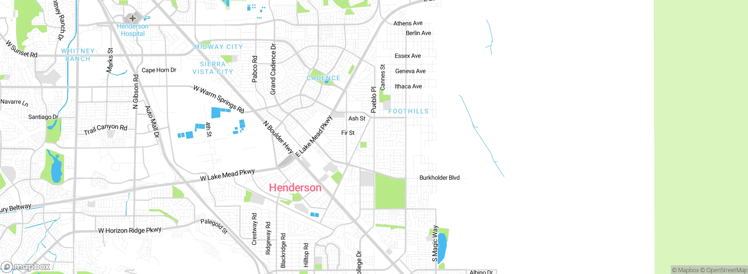 Map showing approximate location