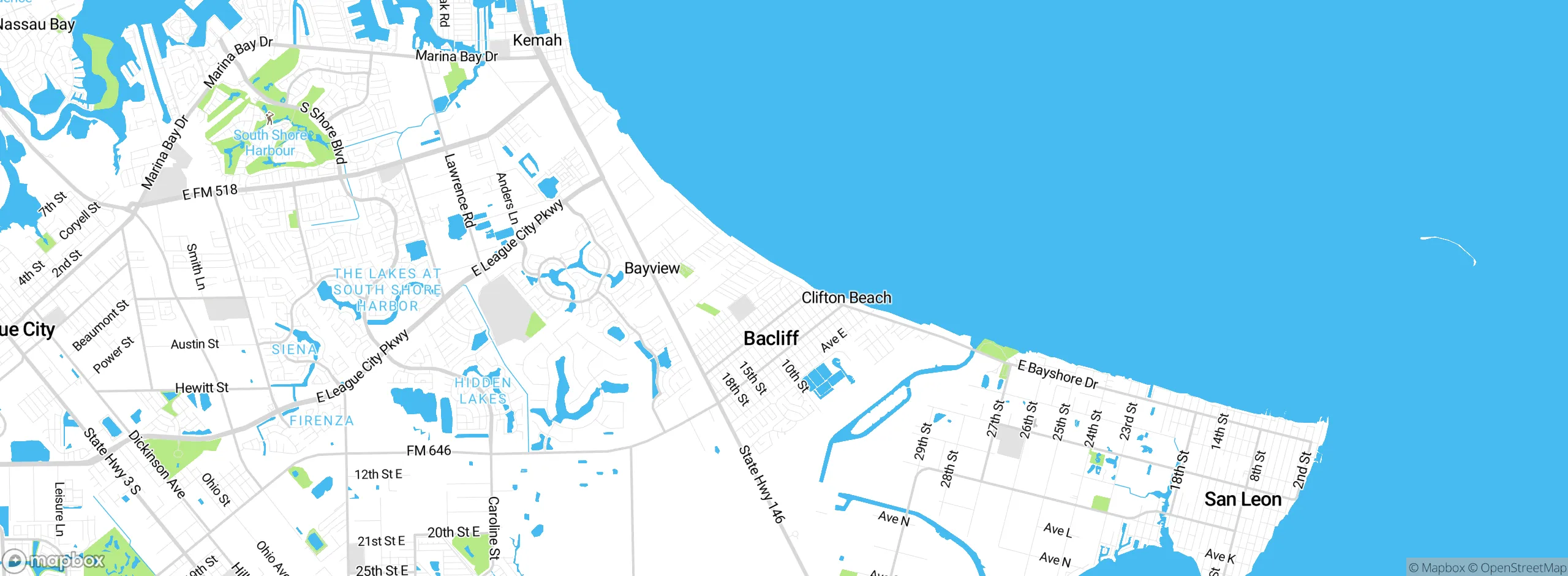 Map showing approximate location