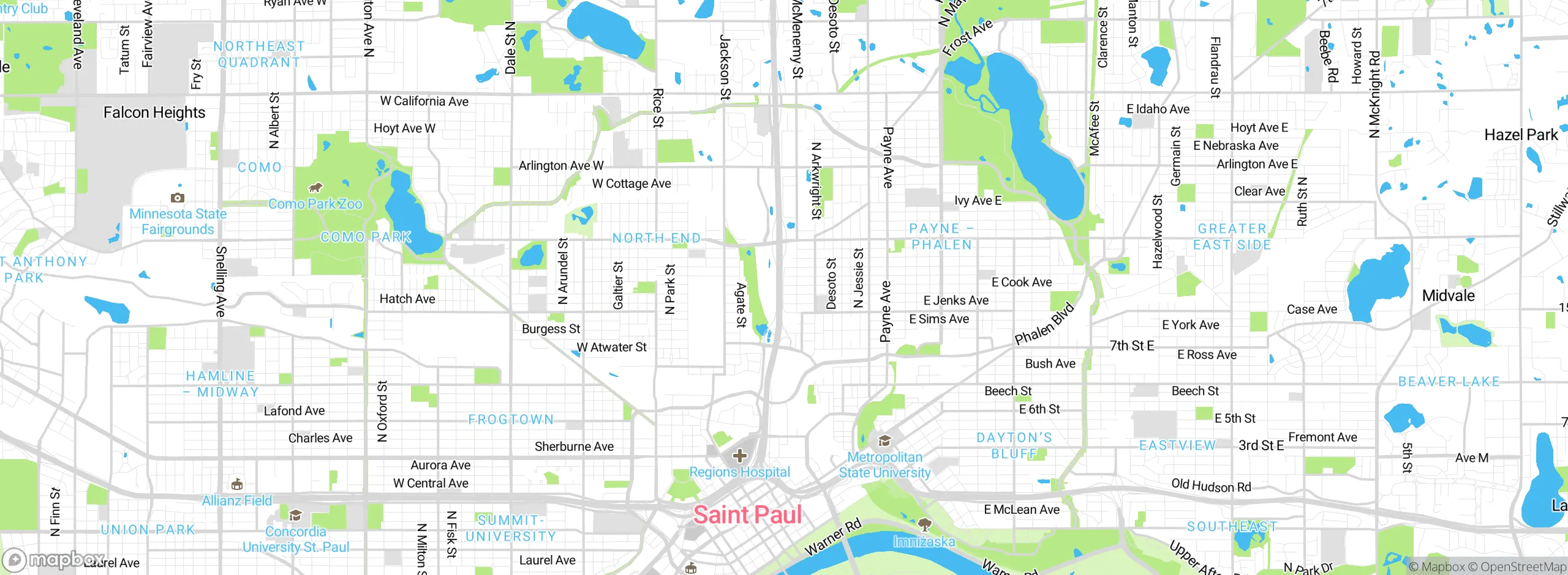 Map showing approximate location