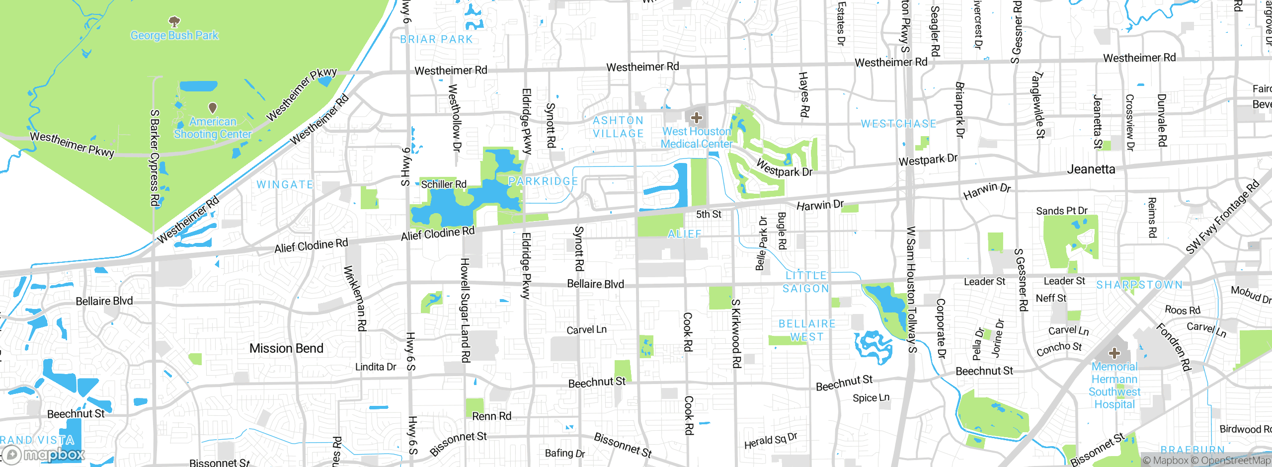 Map showing approximate location
