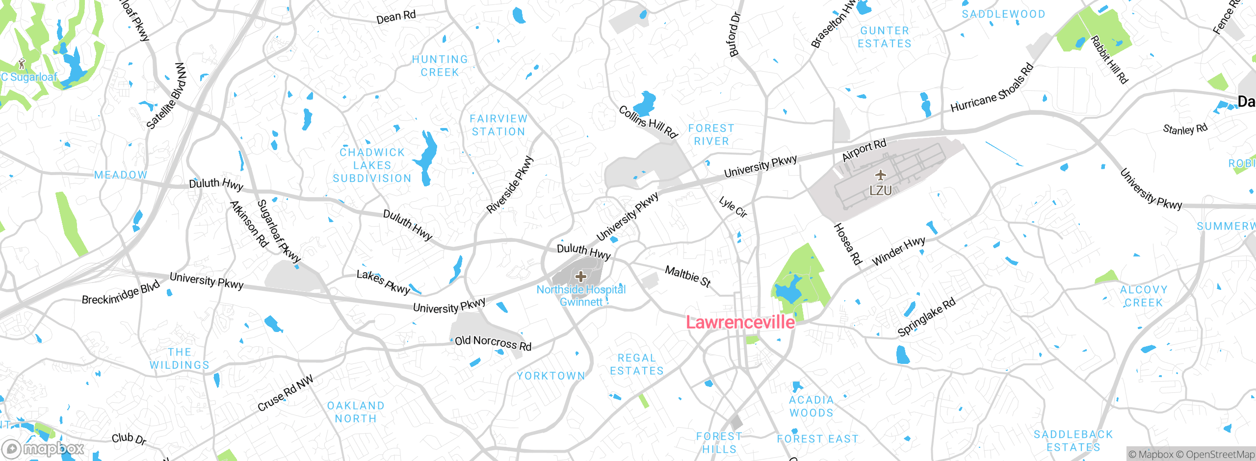 Map showing approximate location