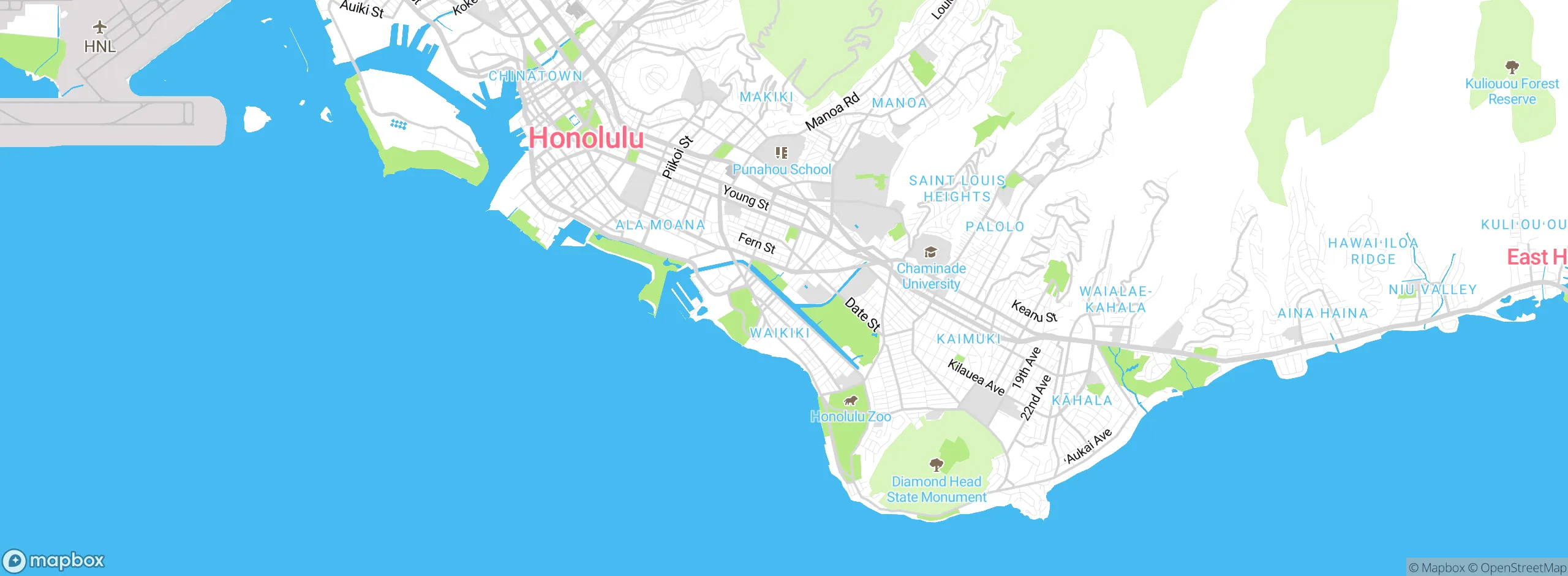 Map showing approximate location