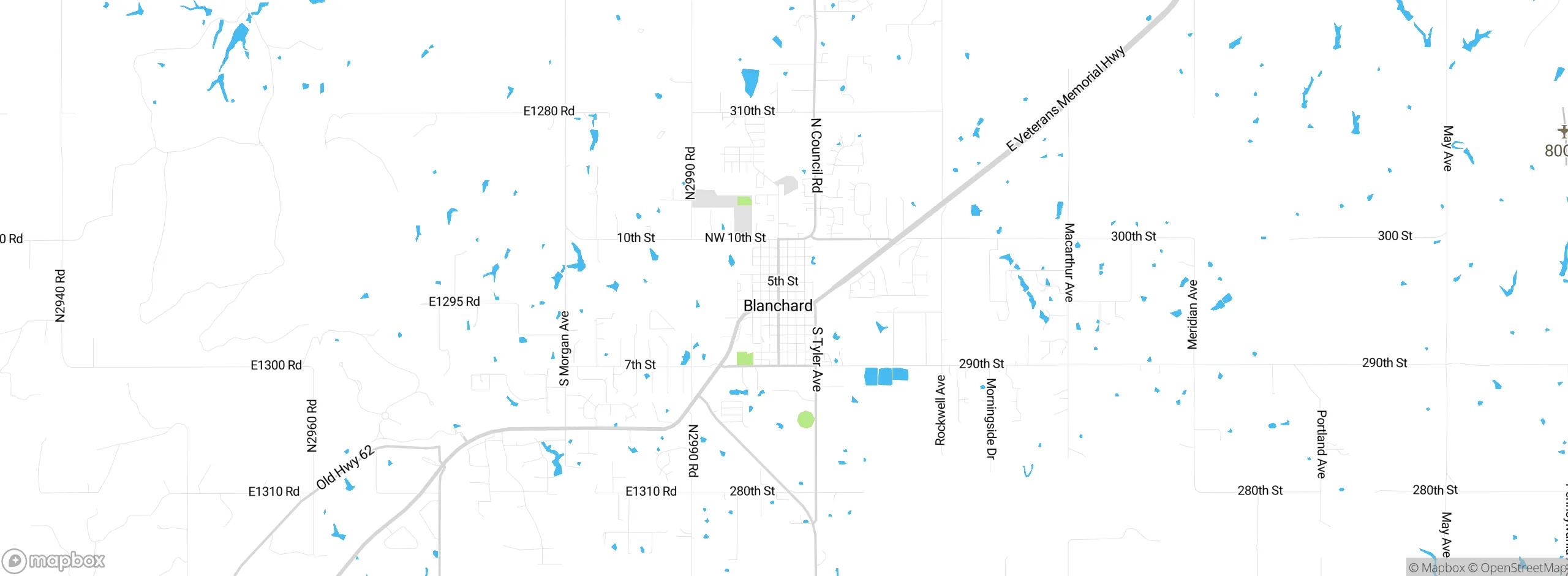 Map showing approximate location