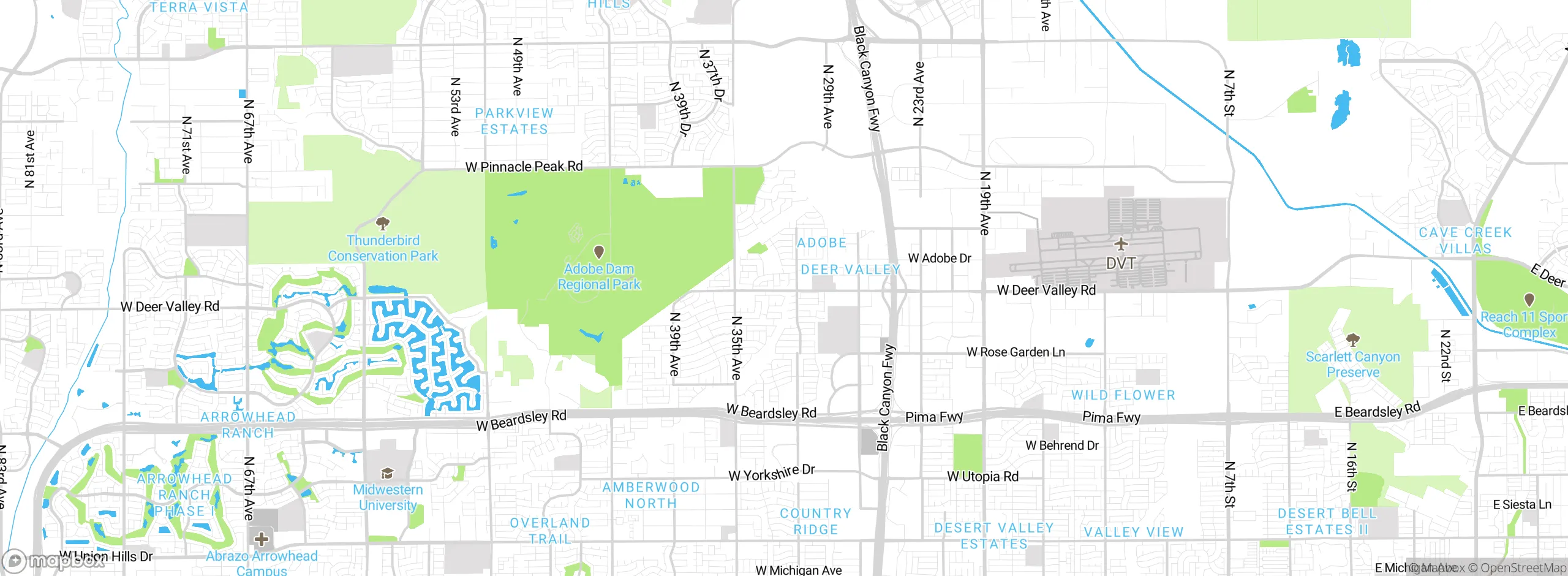Map showing approximate location