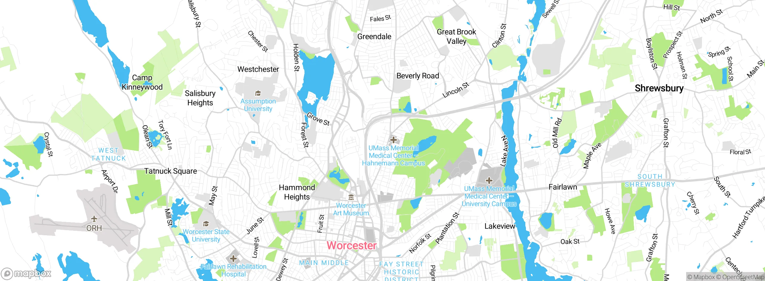 Map showing approximate location