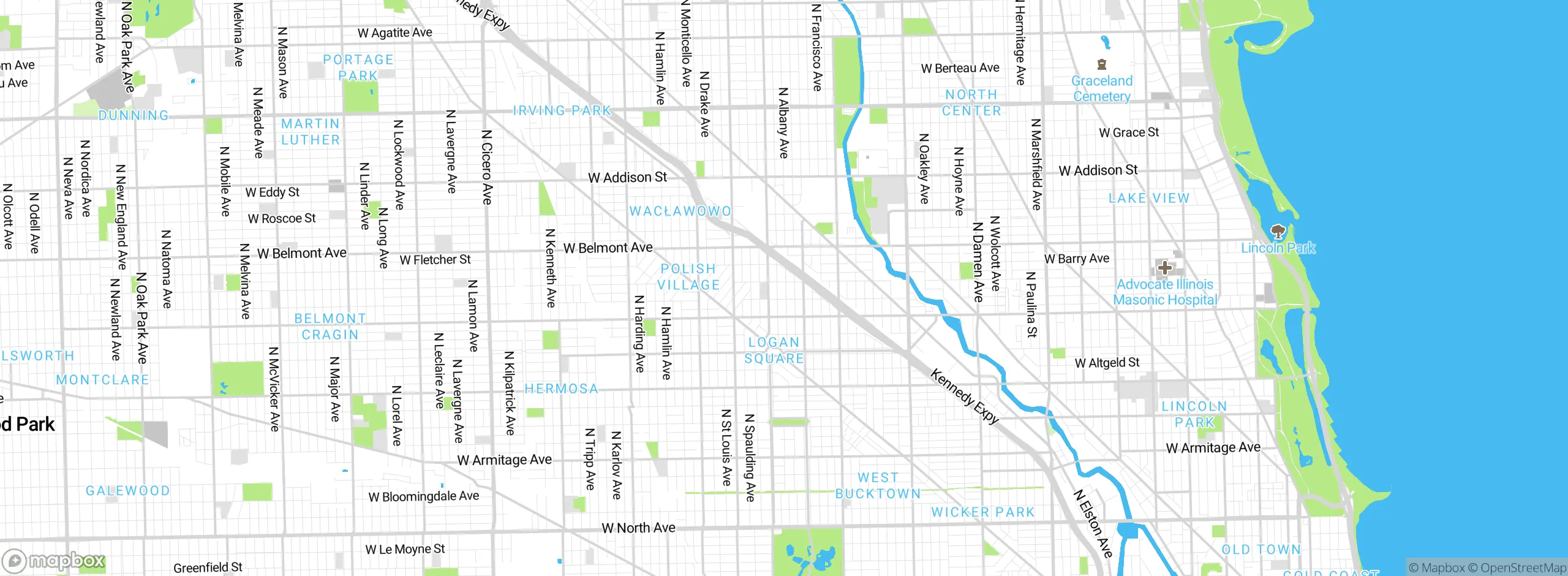 Map showing approximate location