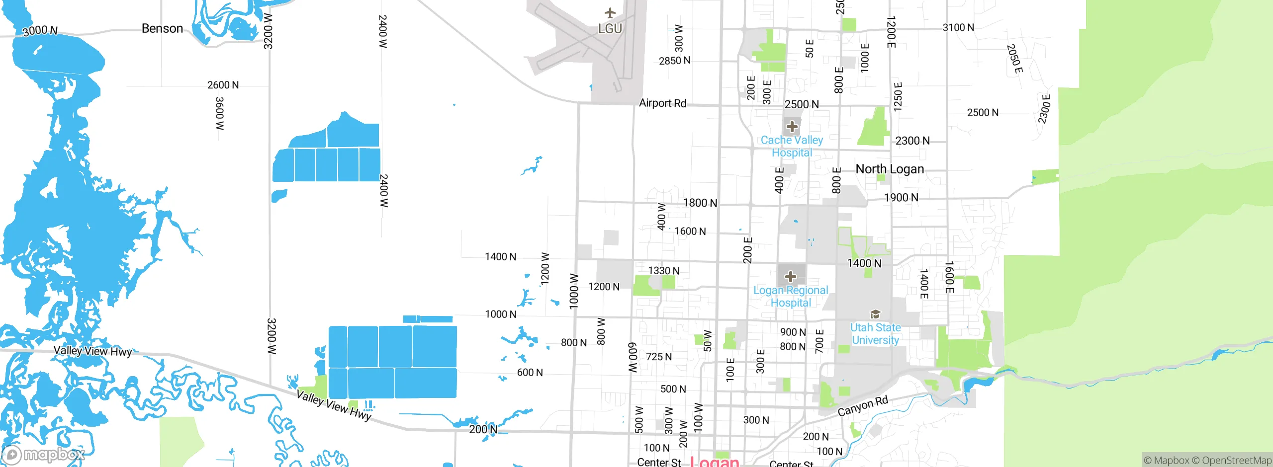 Map showing approximate location