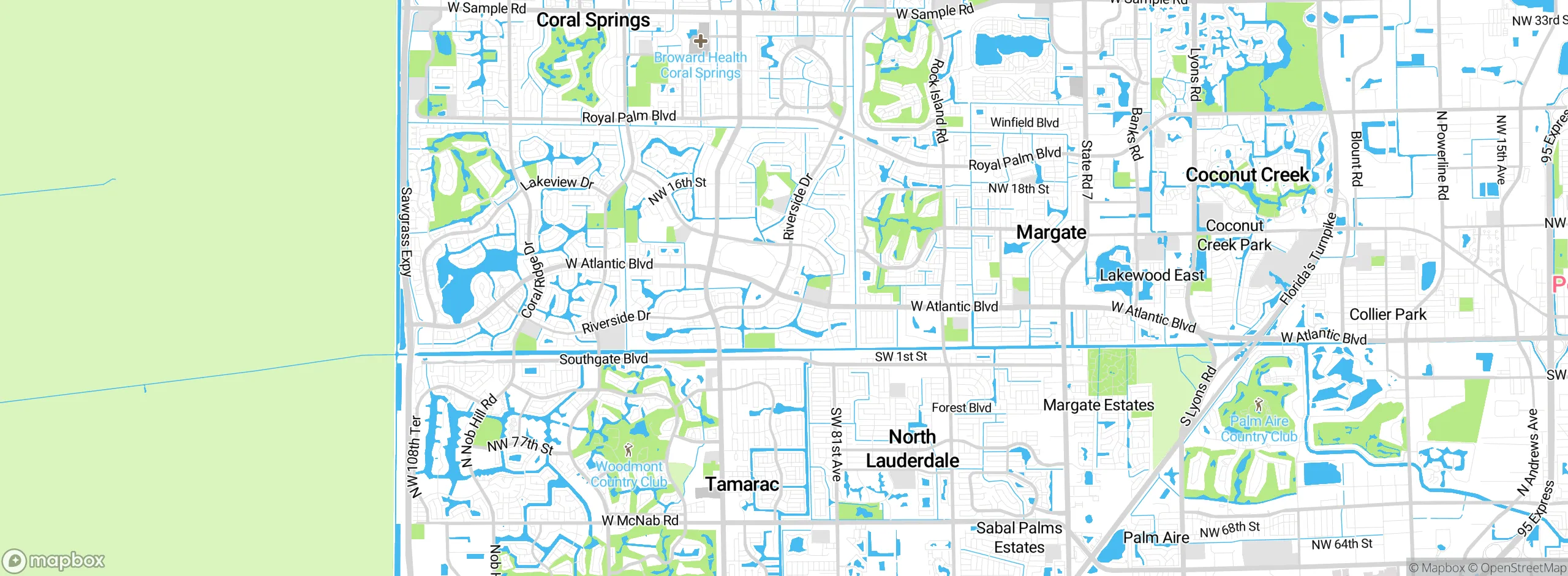Map showing approximate location