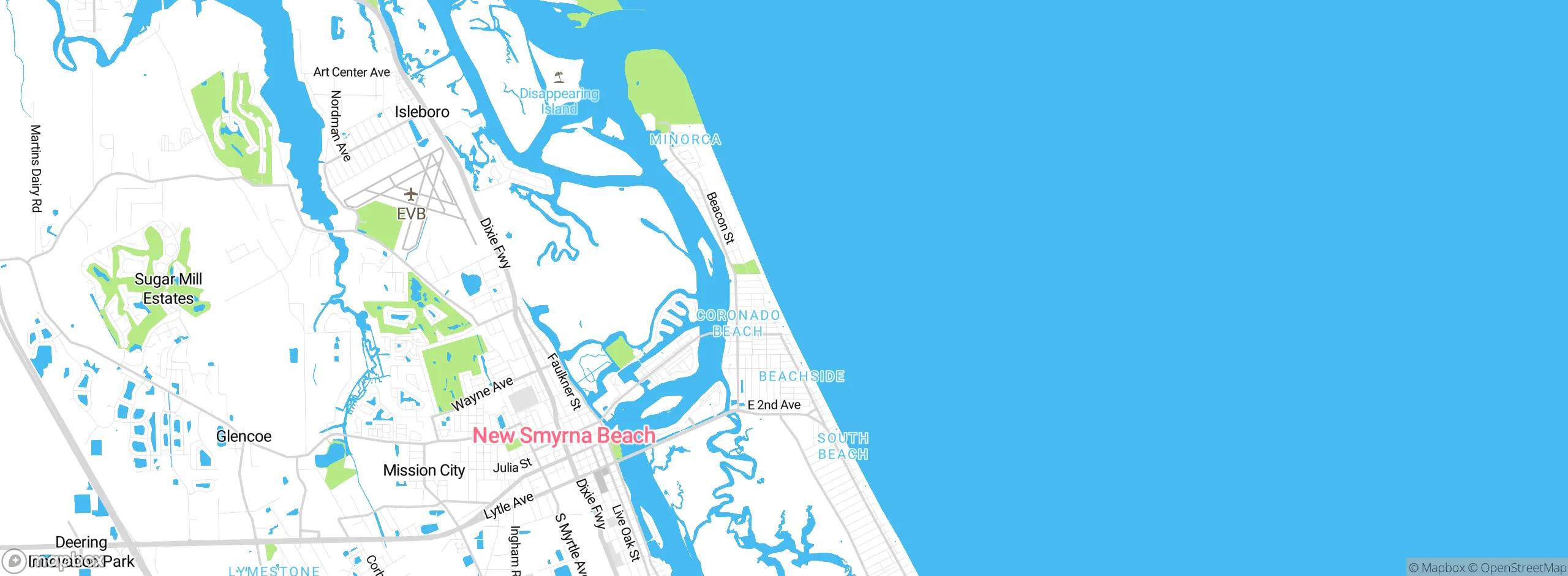 Map showing approximate location