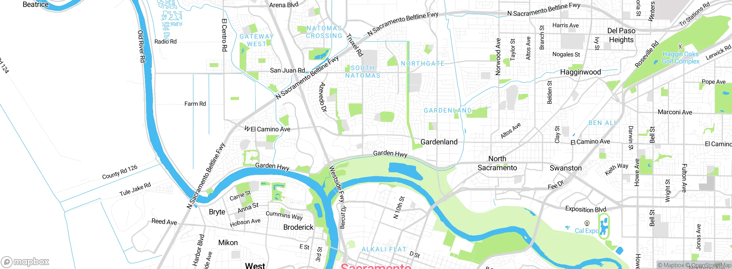 Map showing approximate location