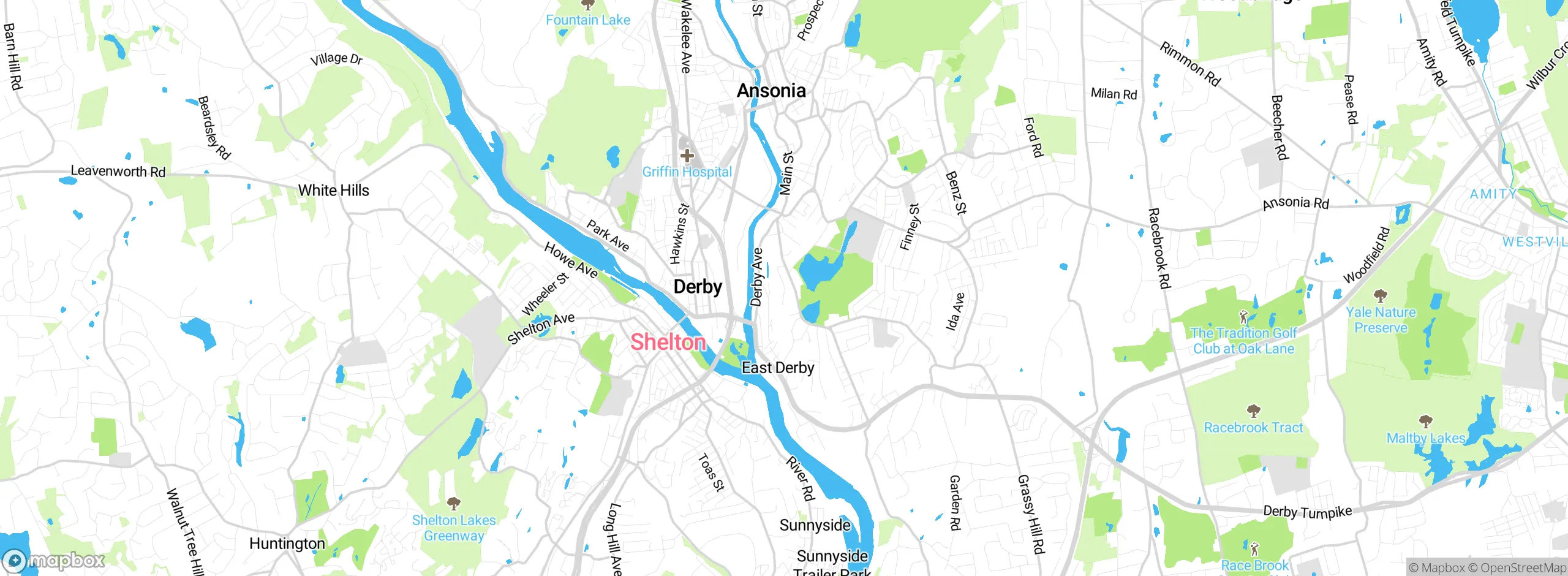 Map showing approximate location