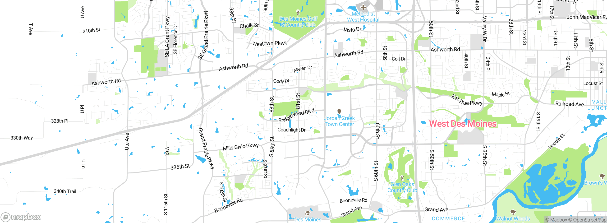 Map showing approximate location