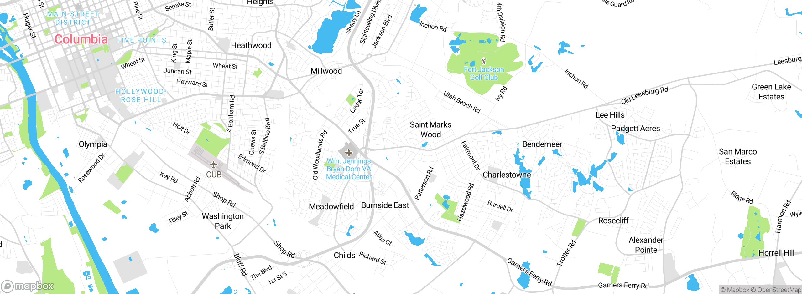 Map showing approximate location