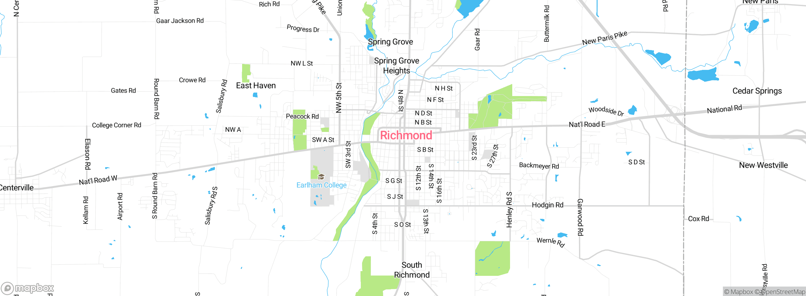 Map showing approximate location